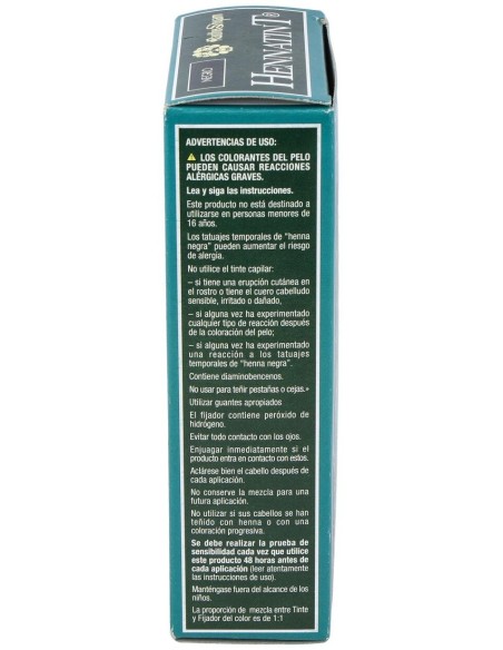 Hennatint Negro 60Ml. de Radhe Shyam