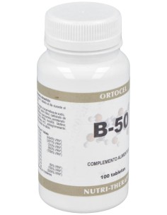 Complex B-50 100Comp. de Ortocel Nutri-Therapy 2