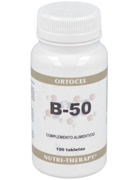 Complex B-50 100Comp. de Ortocel Nutri-Therapy