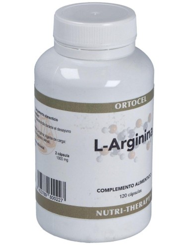 L-Arginina 500Mg. 120Cap. de Ortocel Nutri-Therapy