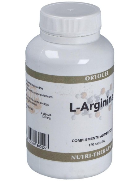 L-Arginina 500Mg. 120Cap. de Ortocel Nutri-Therapy