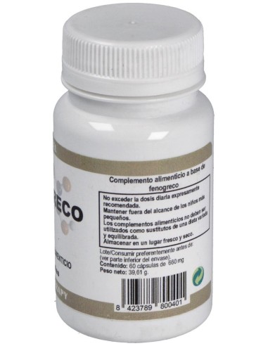 Fenogreco 500Mg. 60Cap. de Ortocel Nutri-Therapy