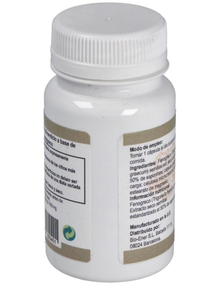 Fenogreco 500Mg. 60Cap. de Ortocel Nutri-Therapy