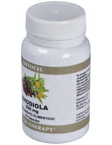 Rhodiola 500Mg. 60Cap. de Ortocel Nutri-Therapy