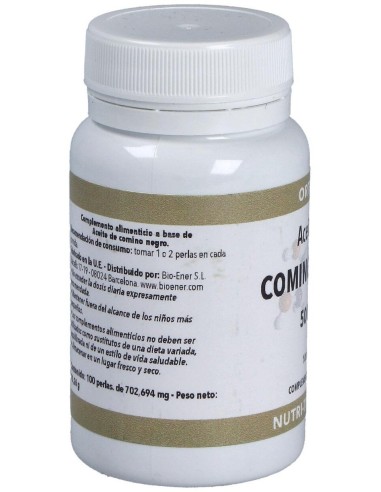Aceite De Comino Negro 500Mg. 100Perlas de Ortocel Nutri-Therapy
