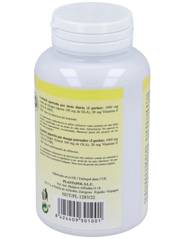 Onagrapol (Aceite De Onagra) 500Mg. 120Perlas de Plantapol