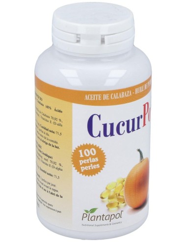 Cucurpol (Aceite de Calabaza) 100 Perlas de 705 Mg de Plantapol
