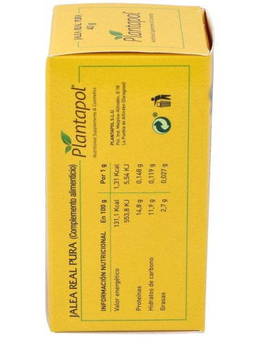Jalea Real Fresca 40Gr. (Refrigeracion) de Plantapol