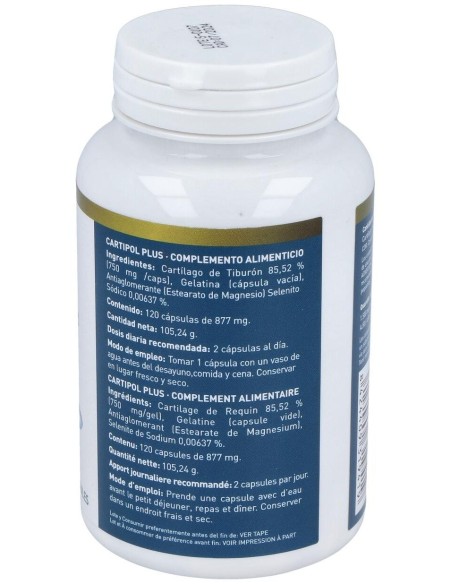 Cartipol Plus (Cartilago De Tiburon 750Mg)120Cap. de Plantapol