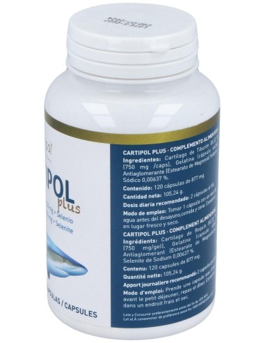 Cartipol Plus (Cartilago De Tiburon 750Mg)120Cap. de Plantapol