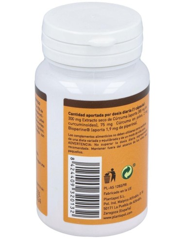 Curcuperina (95% Curcumina y 95% Piperina)  de Plantapol