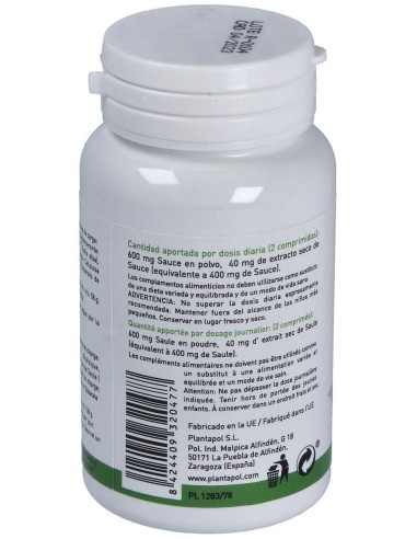 Sauce (100 Comprimidos 500 Mg) de Plantapol