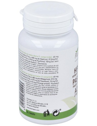 Hiperico -Pasiflora-Azahar 100Comp. de Plantapol