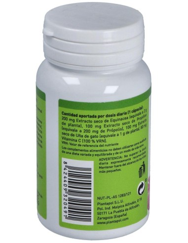 Equiplus (Echina-Propolis-Uña Gato-Vit. C) 45Cap. de Plantapol