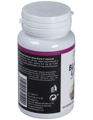 Black Garlic Plus 45Cap. de Plantapol