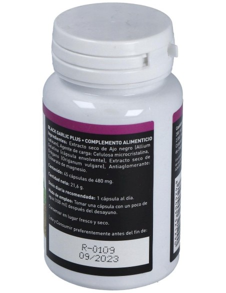 Black Garlic Plus 45Cap. de Plantapol