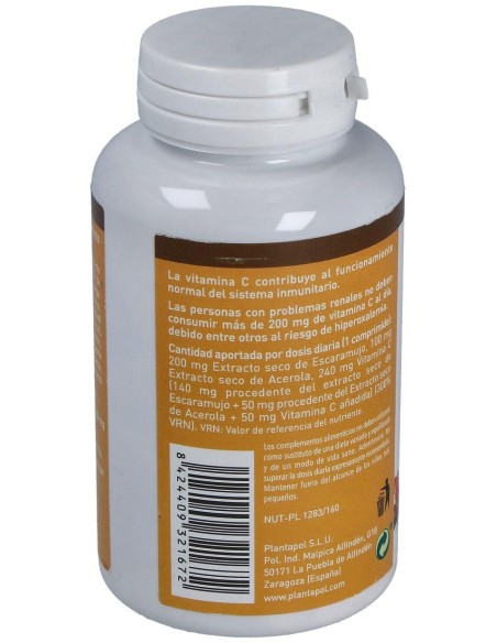 Super C ( Acerola, Escaramujo, Vitamina C) 90 caps. Plantapol