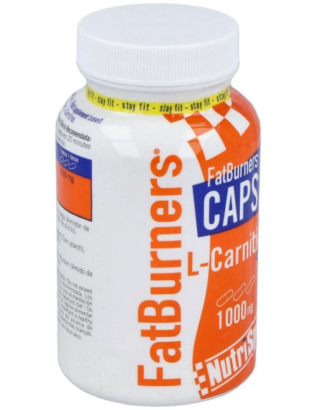 L-Carnitina Fat Burners 105Caps. de Nutrisport