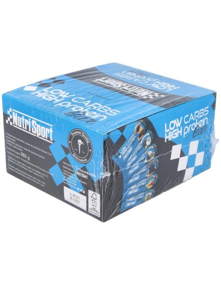Low Carbs High Protein Brownie 16Barritas de Nutrisport