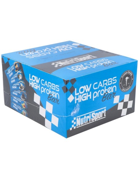 Low Carbs High Protein Cookies-Cream 16Barritas de Nutrisport