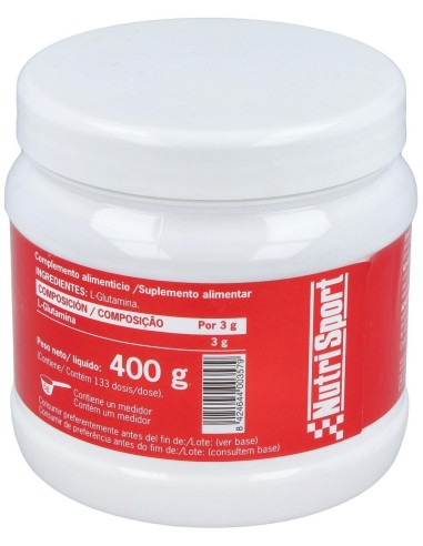 L-Glutamina Polvo 400Gr. de Nutrisport