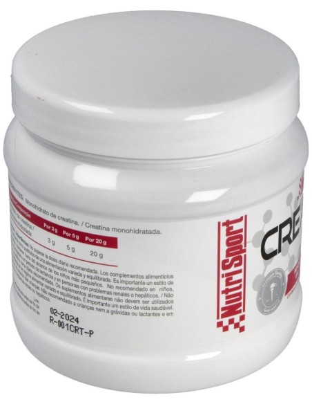 Creatina 500Mg. 400Gr.Polvo de Nutrisport