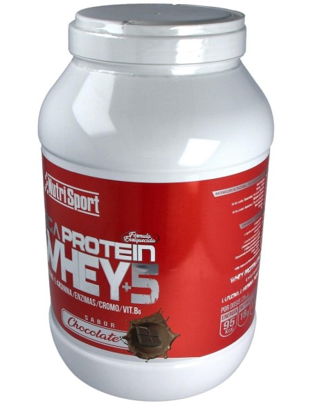 Mega Protein 5 Whey Chocolate 1,8Kg. de Nutrisport