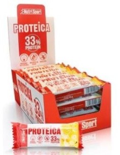 Barrita Proteica Platano Caja 24Unid. Nutrisport 2