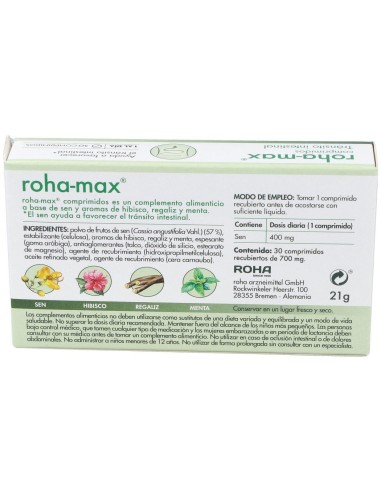Roha-Max 30 Compr. de Roha