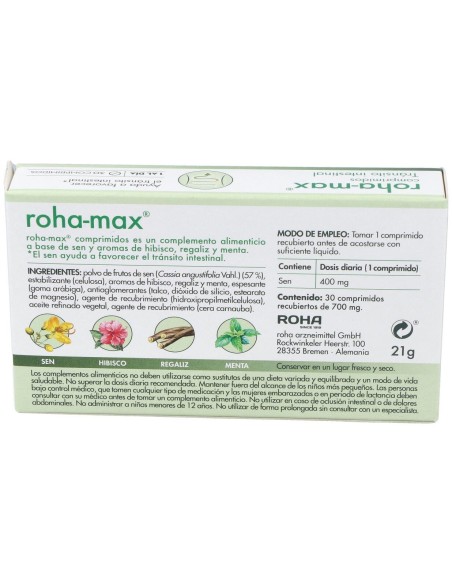 Roha-Max 30 Compr. de Roha