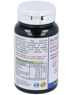 Espirulina + Chlorella Superalimentos Bio 90Comp. de Robis 2