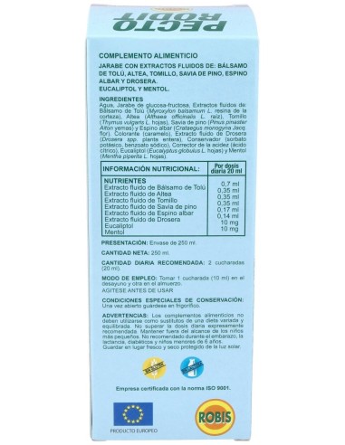 Pecto Rodit Jarabe 250Ml de Robis