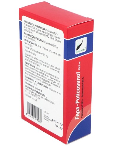 Fepa-Policosanol 60Cap. de Fepadiet