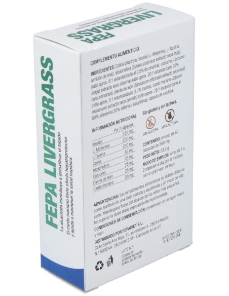 Fepa-Livergrass 60Cap. de Fepadiet