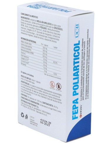 Fepa-Poliarticol Uc-Ii 30Cap. de Fepadiet
