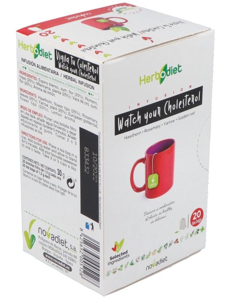 Herbodiet Inf. Vigila Tu Colesterol 20Filtros de Novadiet