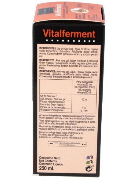 Vitalferment (Papaya Fermentada) 250Ml. de Novadiet