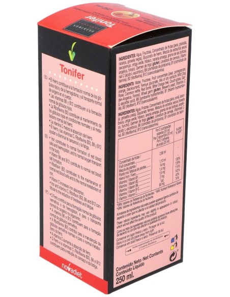 Tonifer Envase de 250 ml. de Novadiet