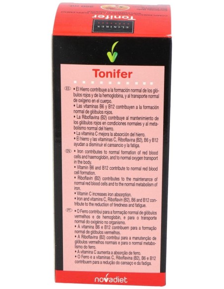 Tonifer Envase de 250 ml. de Novadiet