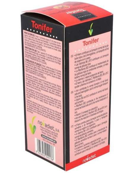 Tonifer Envase de 250 ml. de Novadiet