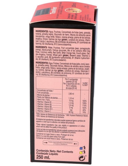 Tonifer Envase de 250 ml. de Novadiet