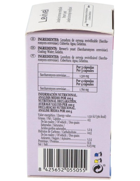 Levivel Envase de 90 cápsulas. de Novadiet