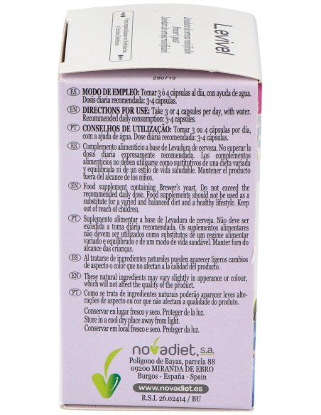 Levivel Envase de 90 cápsulas. de Novadiet