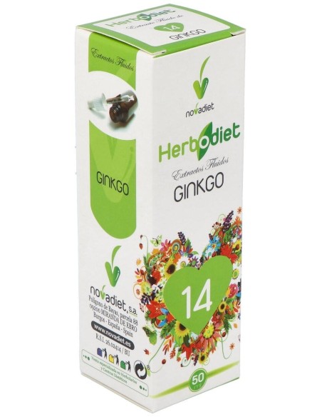Herbodiet Ext.Fluido Ginkgo Biloba 50Ml. de Novadiet