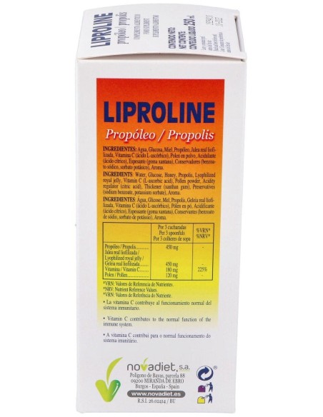 Liproline Elixir Envase de 250 ml. de Novadiet
