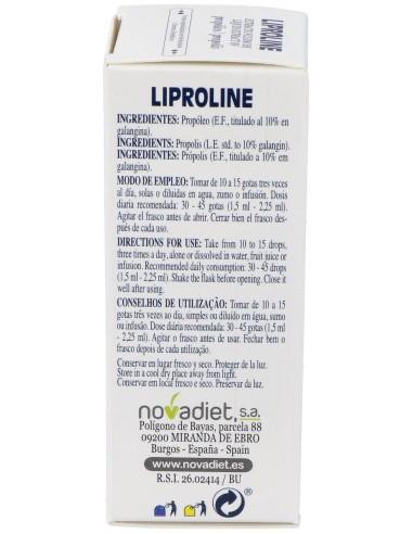 Liproline Extracto Propoleo 30Ml. de Novadiet