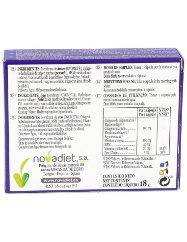 Colamag Membrana Envase de 30 cápsulas vegetales. de Novadiet