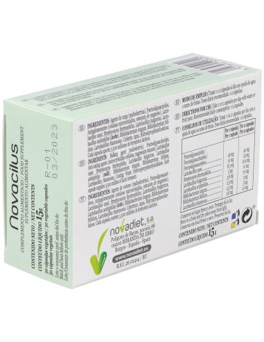 Novacilus 30Cap. de Novadiet