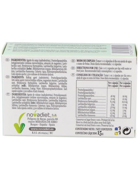 Novacilus 30Cap. de Novadiet