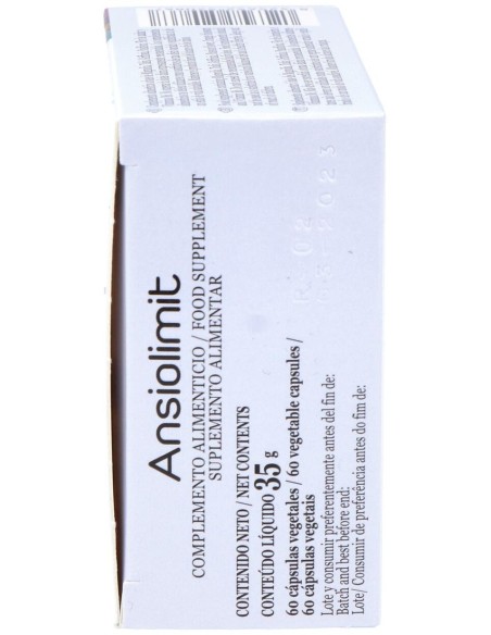 Ansiolimit Envase de 60 cápsulas vegetales. de Novadiet